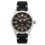 AVI-8 Hawker Hurricane Kenley Clowes Automatic Pilot Watch with Black Aged Dial