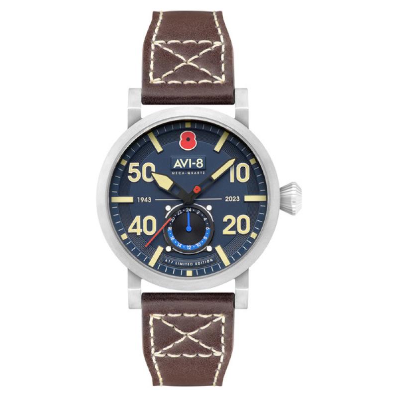 AVI-8 Royal British Legion Meca-Quartz LE Watch with Navy Blue Dial