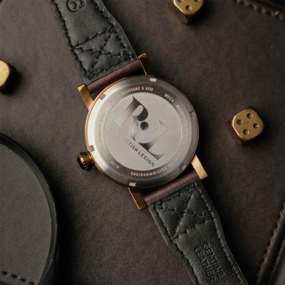 AVI-8 Royal British Legion Meca-Quartz LE Watch with Carbon Brown Dial