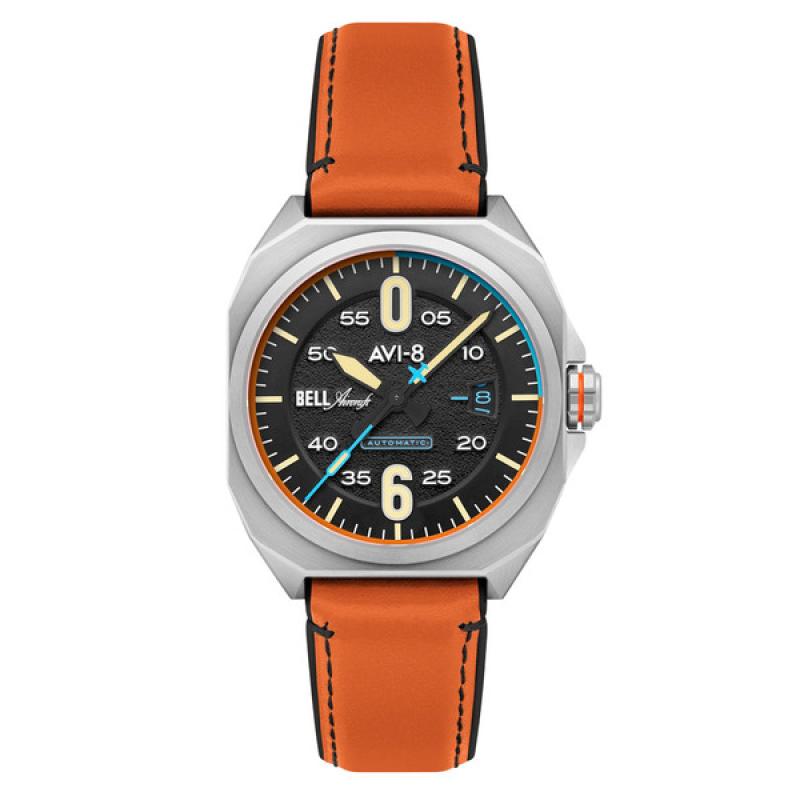 AVI-8 Bell X-1 Machbuster Automatic Graphite Black Dial