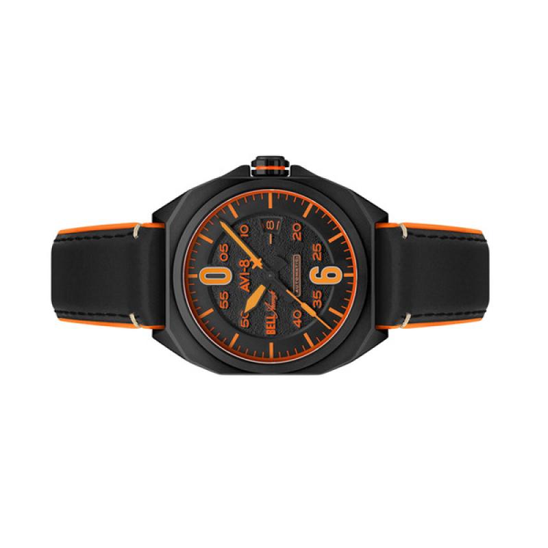 AVI-8 Bell X-1 Machbuster Automatic Jet Black Dial