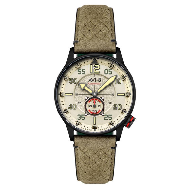 AVI-8 Hawker Typhoon Baldwin Automatic Dark Khaki Dial