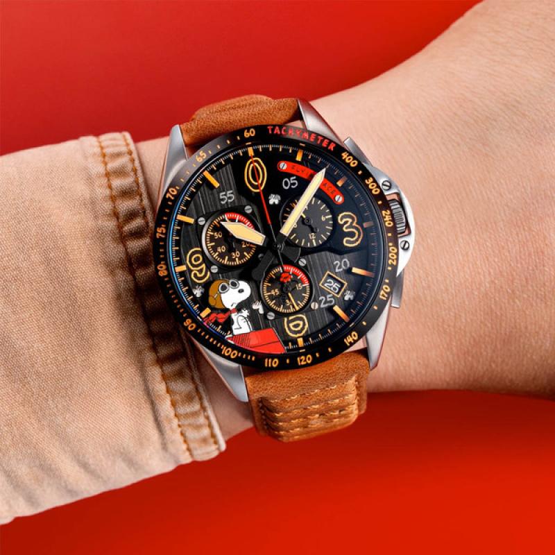 AVI-8 x Peanuts Blakeslee Snoopy Flying Ace LE in Biplane Brown