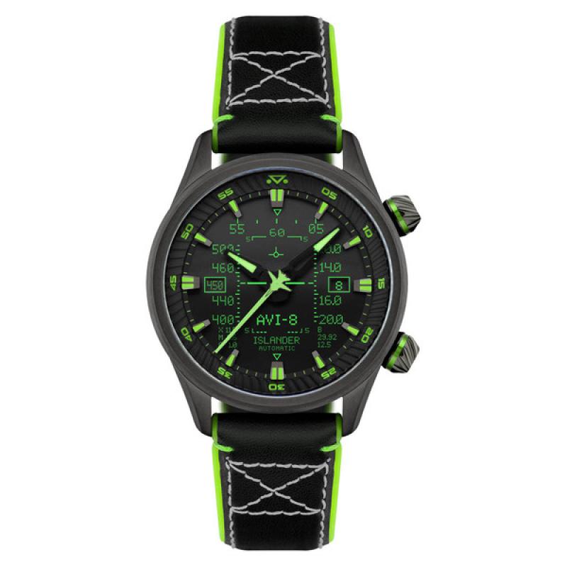 AVI-8 x Islander Limited Edition F14 HUD Automatic with Gradient Charcoal Dial