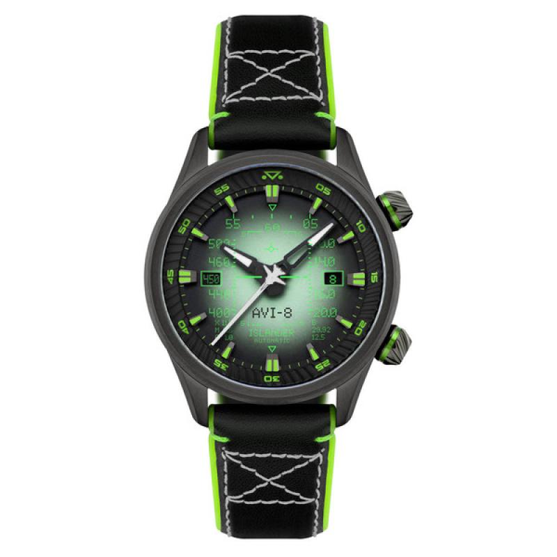 AVI-8 x Islander Limited Edition F14 HUD Automatic with Night Vision Dial