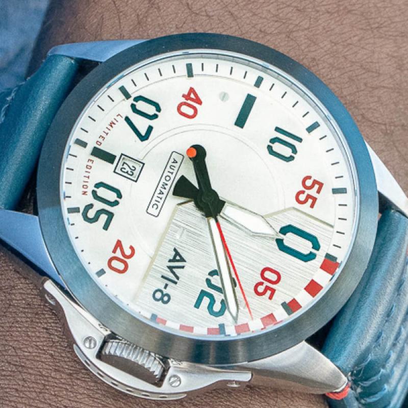 AVI-8 P-51 Mustang 85th Anniversary Steel Ascent Watch