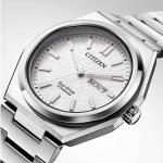 Citizen Eco-Drive Titanium Zenshin Watch with White Dial