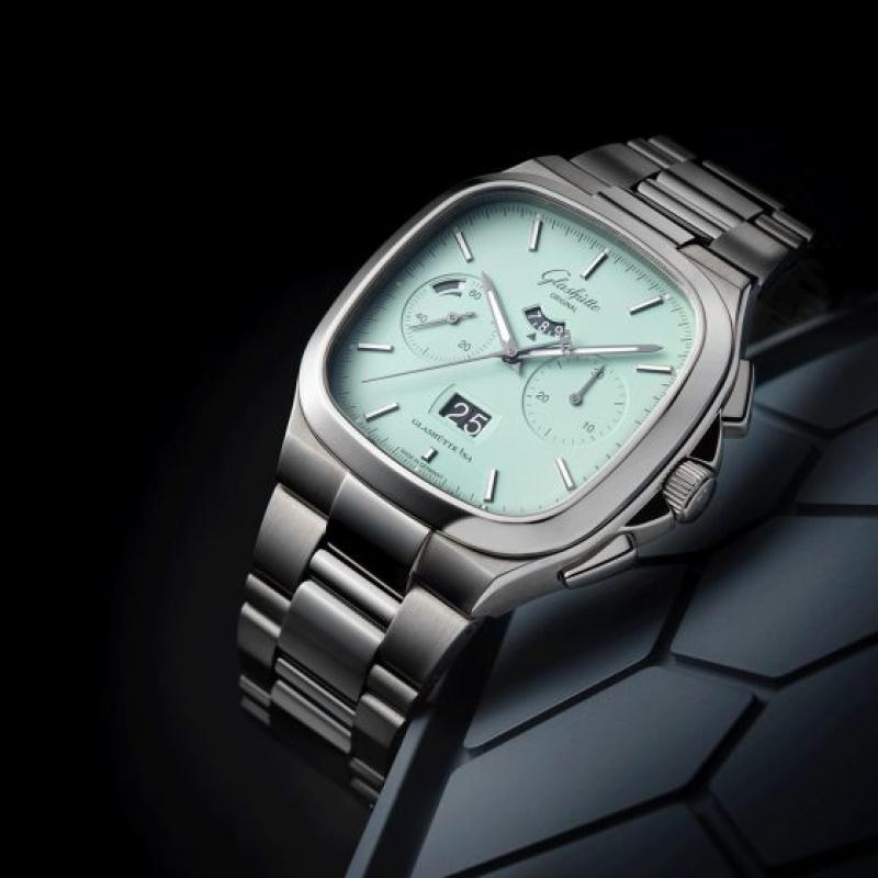 Tissot PRX Powematic 80 Ice Blue, IWC Portugieser Salmon, Glashuette Original Seventies Turquoise