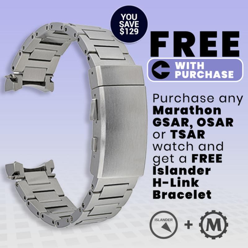 Marathon 41MM LE ADANAC Arctic Red Maple Diver's Automatic (GSAR) Watch