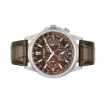 Citizen Calendrier 44mm Eco-Drive World Time Watch with Brown Dial