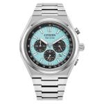 Citizen Zenshin Super Titanium Chronograph with Light Blue Dial