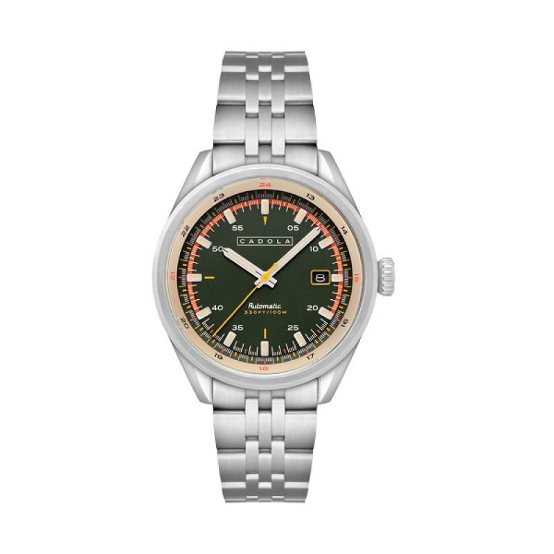 Cadola Pista Automatic Watch with Forest Green Dial