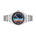 Cadola Pista Automatic Watch with Blue Striped Dial