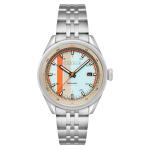 Cadola Pista Automatic Watch with Light Blue Striped Dial