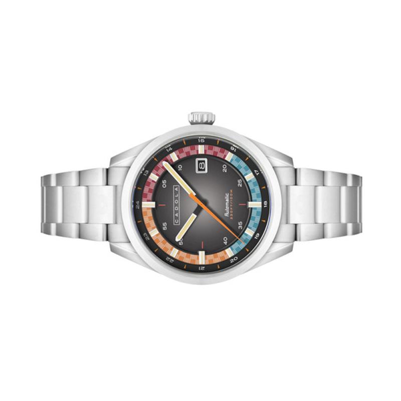 Cadola Paddock Automatic Watch with Slate Black Dial