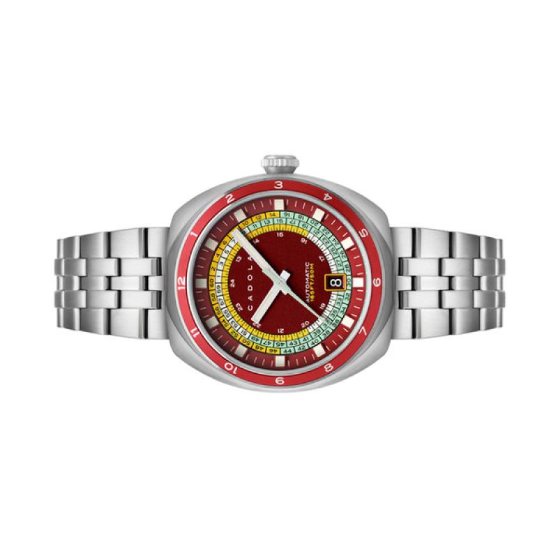 Cadola Giulia Suprema Automatic Watch with Metallic Red Dial