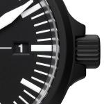 Damasko Black Steel Automatic Watch with Date