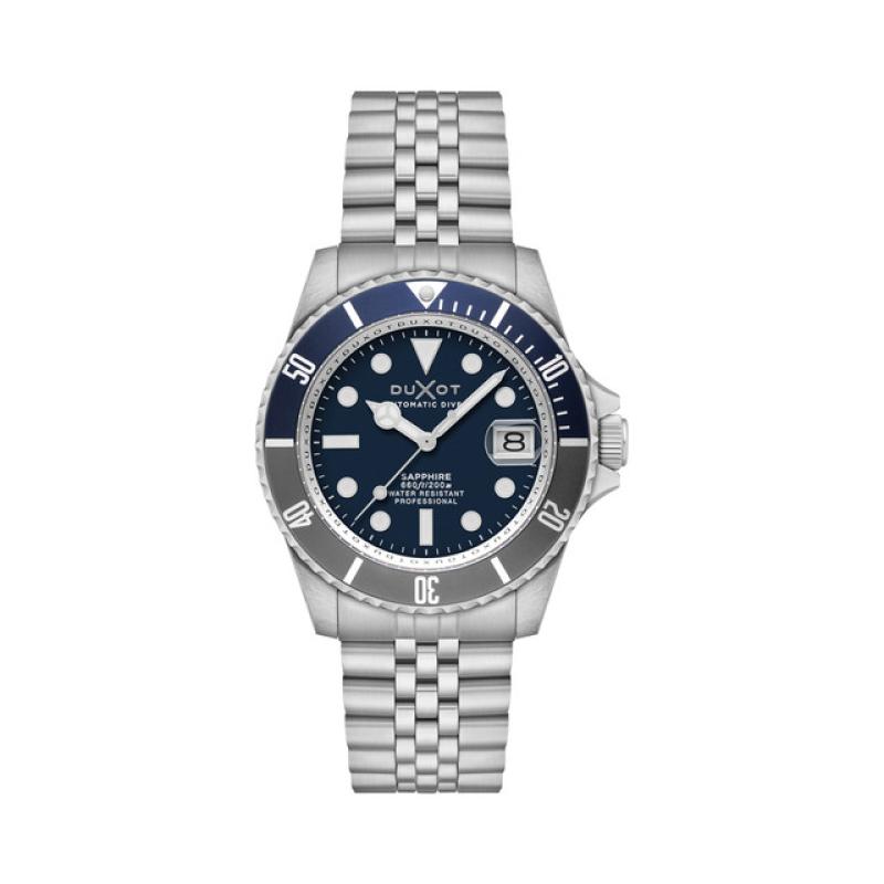Duxot Atlantica Automatic Dive Watch with Deep Blue Dial