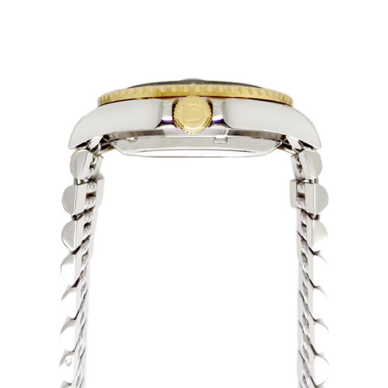 Duxot Atlantica Automatic Dive Watch with Two Tone Blue Dial