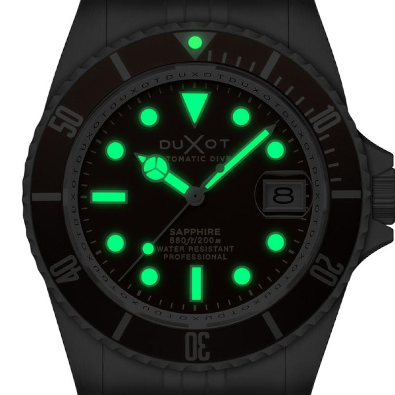 Duxot Atlantica Automatic Dive Watch with Chestnut Brown Dial