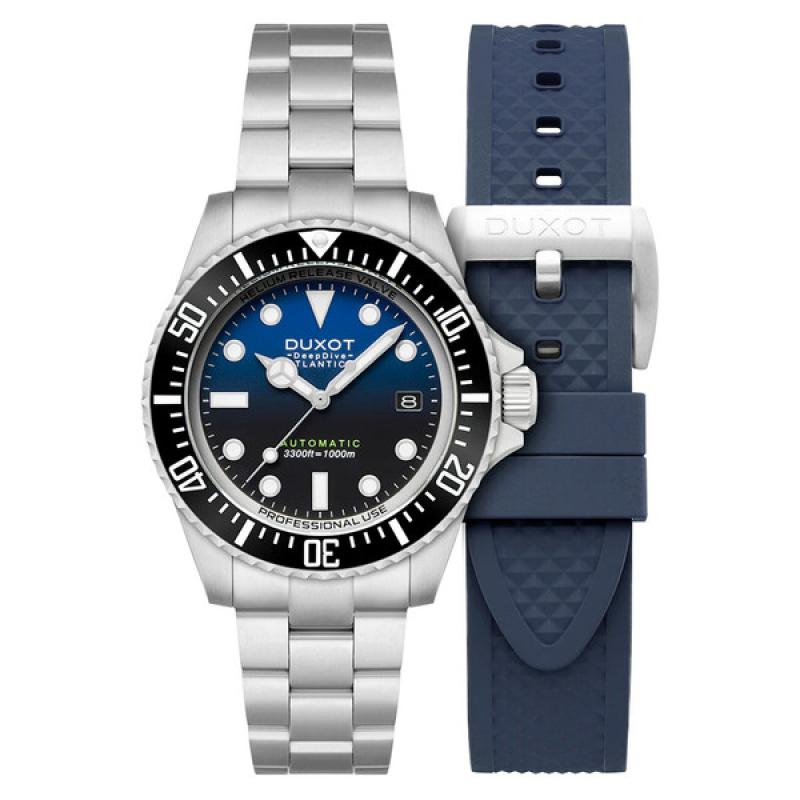 Duxot Atlantica Deep Dive Automatic Limited Edition Cobalt Blue Dial