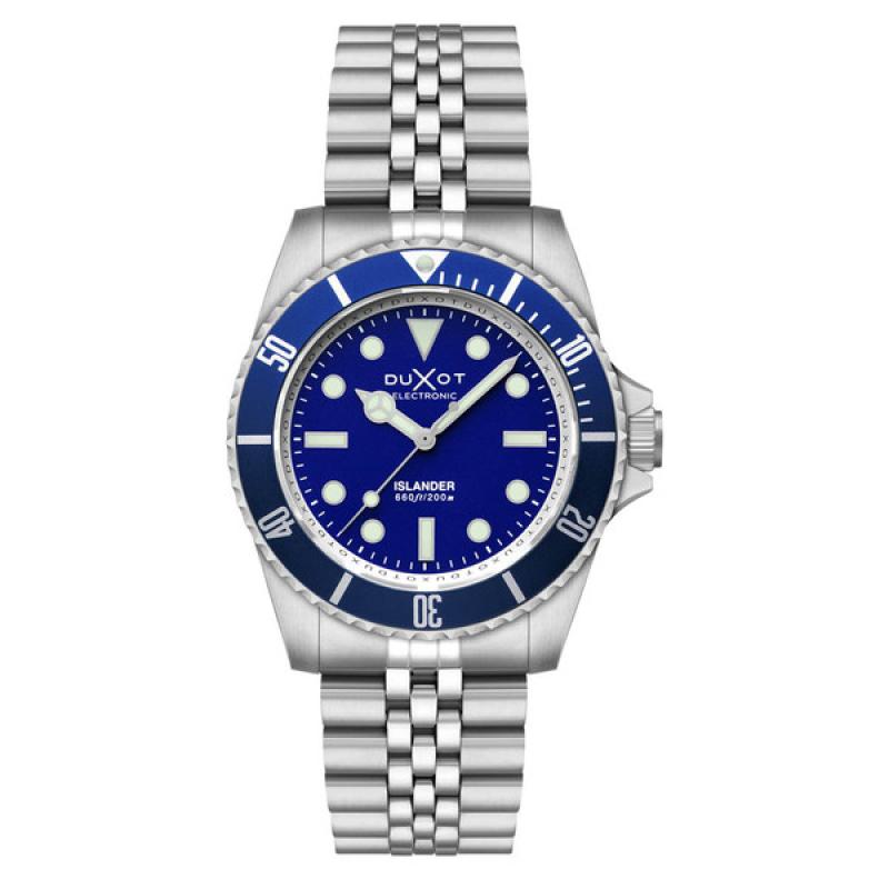 Duxot x Islander Atlantica Electronic Dive Watch with Blue Dial