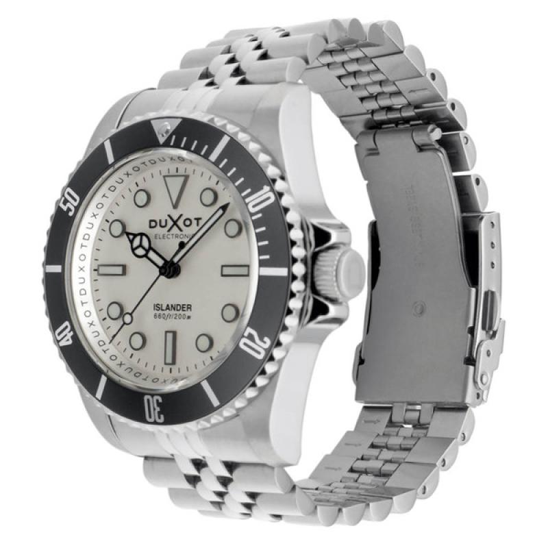 Duxot x Islander Atlantica Electronic Dive Watch with White Dial