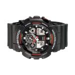 Casio G-Shock GA-100 Series in Black and Red