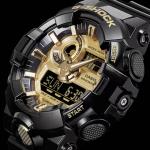 Casio G-Shock GA-700 Series in Black and Gold
