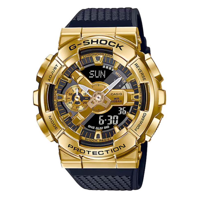 Casio G-Shock GM-110 Series in Black and Gold