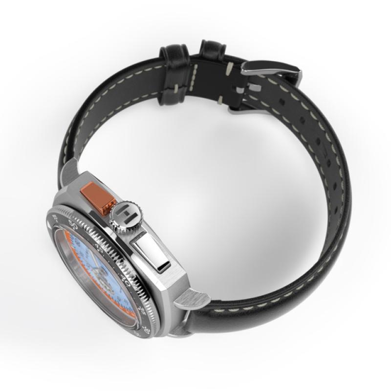 Hemel Sky Racer Automatic Chronograph with Classic Blue Dial