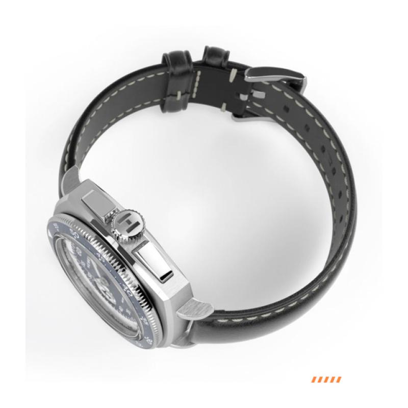 Hemel Sky Racer Mechanical Chronograph with Navy Blue Dial