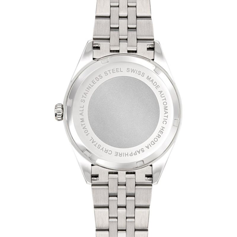 Herodia Monte Carlo Swiss Watch with Sunburst Anthracite Dial