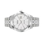 Herodia Monte Carlo Swiss Watch with Porcelain White Dial