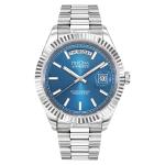 Herodia Monte Carlo Full Day Swiss Watch with Radiant Blue Dial