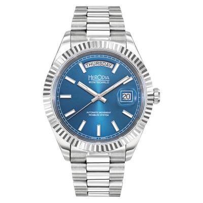 Herodia Monte Carlo Full Day Swiss Watch with Radiant Blue Dial