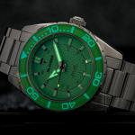 Islander Saltaire 38mm Solar Dive Watch with Mint Green Dial