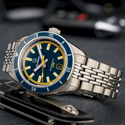 Islander Port Jefferson Skin Diver Automatic Watch with Navy Blue Dial