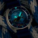 Islander Automatic Turtle Dive Watch with Blue Dial