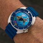 Islander Automatic Turtle Dive Watch with Blue Dial