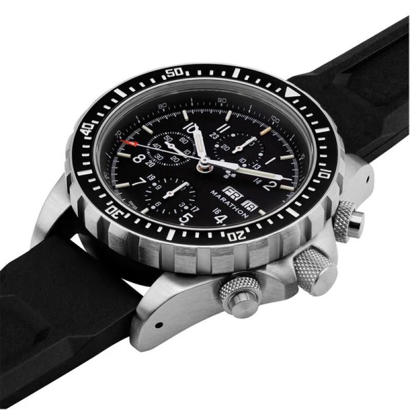 Marathon Swiss Made, CSAR Automatic Valjoux 7750 Chronograph with Sapphire Crystal