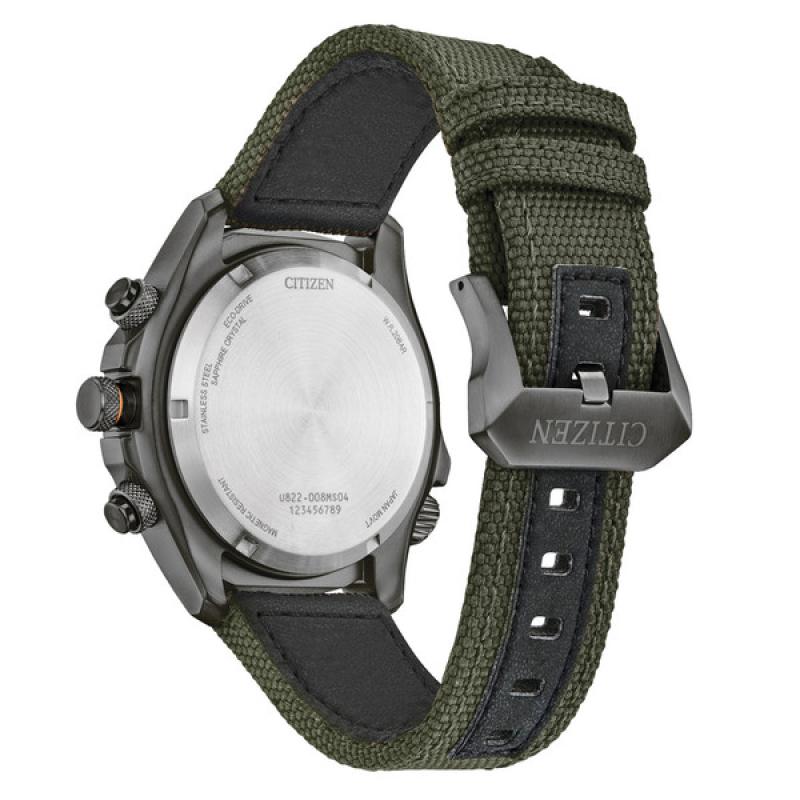 Citizen Promaster Land Ani-Digi Watch with Forest Green Dial