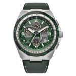 Citizen Promaster Skyhawk A-T Solar Watch with Green Dial