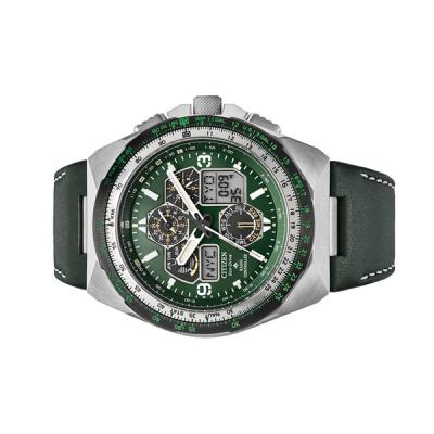 Citizen Promaster Skyhawk A-T Solar Watch with Green Dial