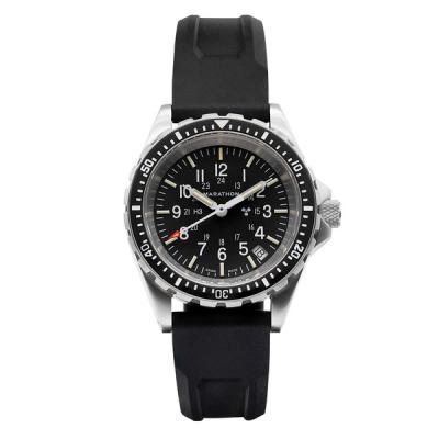 Marathon (Medium) Swiss Made, TSAR Quartz Military Divers Watch with Sapphire Crystal