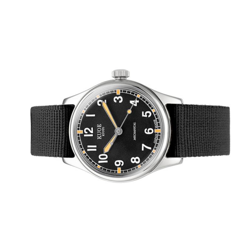 KUOE Old Smith 90-002 Automatic 38mm Watch with Black Dial