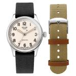 KUOE Old Smith 90-002 Automatic 35mm Watch with Ivory Dial