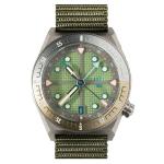 ADPT Series 1 GMT Titanium Field Watch with Mossy Shale Dial #ADPT-DT-MS