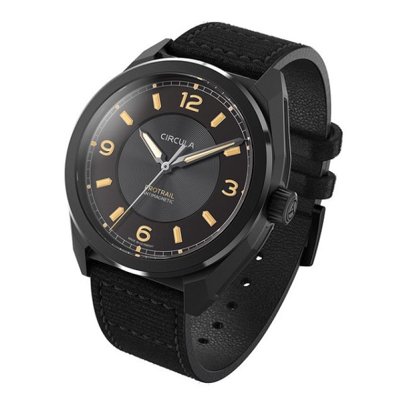 Circula ProTrail Automatic Field Watch with Black Dial (LE)