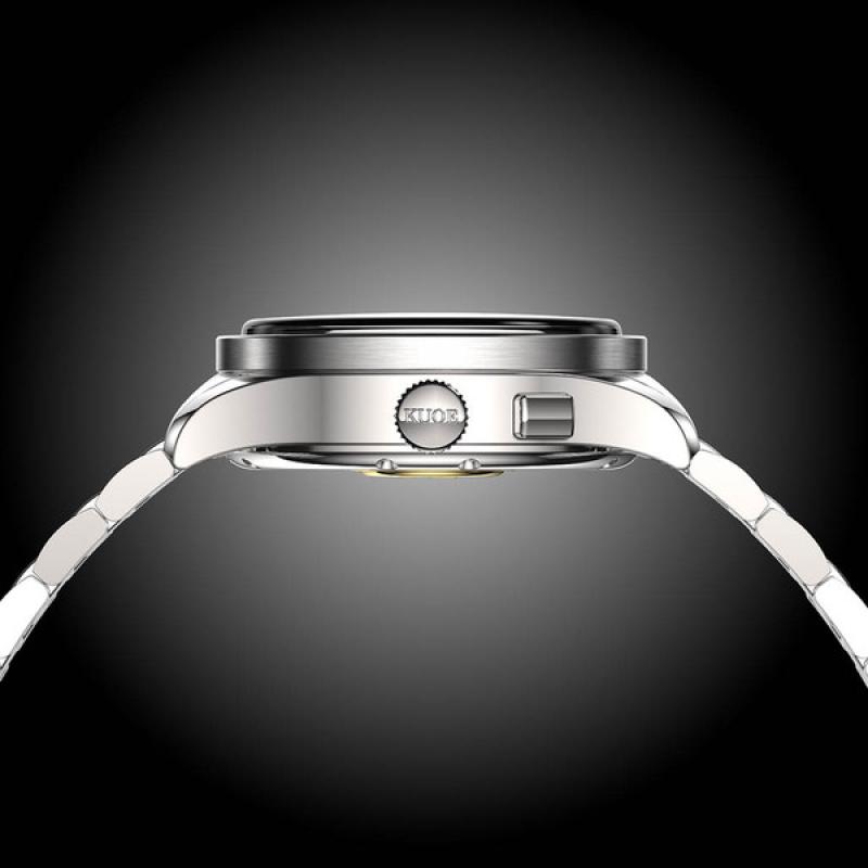 KUOE Royal Smith 90-0010 Grainy Panda Dial Watch